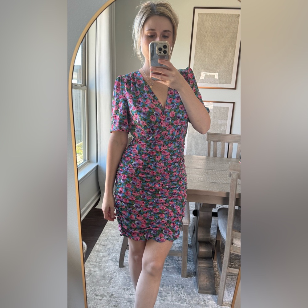 NWT Floral V-Neck Dress - Picture 12 of 16
